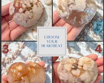 Assorted Crystal Puffy Hearts Collection | Polished Gemstone Hearts for Healing, Meditation & Gifts | Choose Your Exact Heart