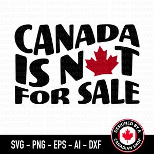 Canada is niet te koop SVG, Retro Canadese SVG, Maple Leaf PNG, Canada Day png, Canada Shirt Design, sublimatieoverdracht Cricut Cut-bestand