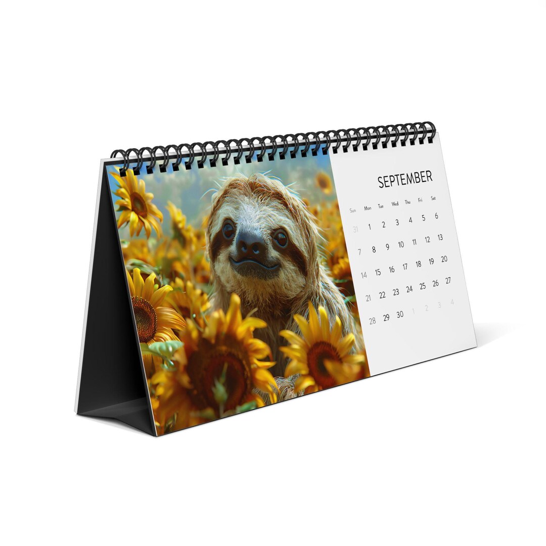 Calendar 2025 Cute Sloths Complete Relaxation for the Whole Year, Gift ...