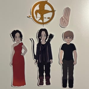 movie inspired stickers (handmade & my original drawings!)