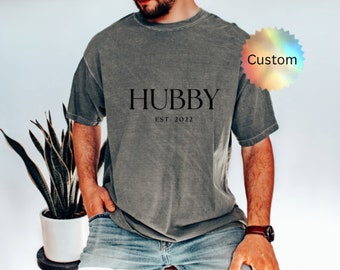 Custom Hubby established shirt, Personalized Hubby Shirt, Gift for Him, Custom Shirt for Him