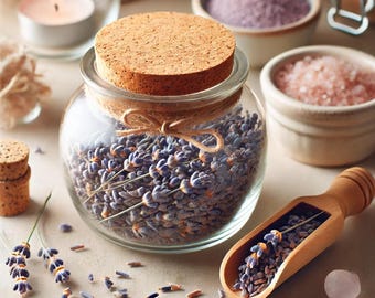 Dried Lavender Buds: Natural Aromatherapy Herbs