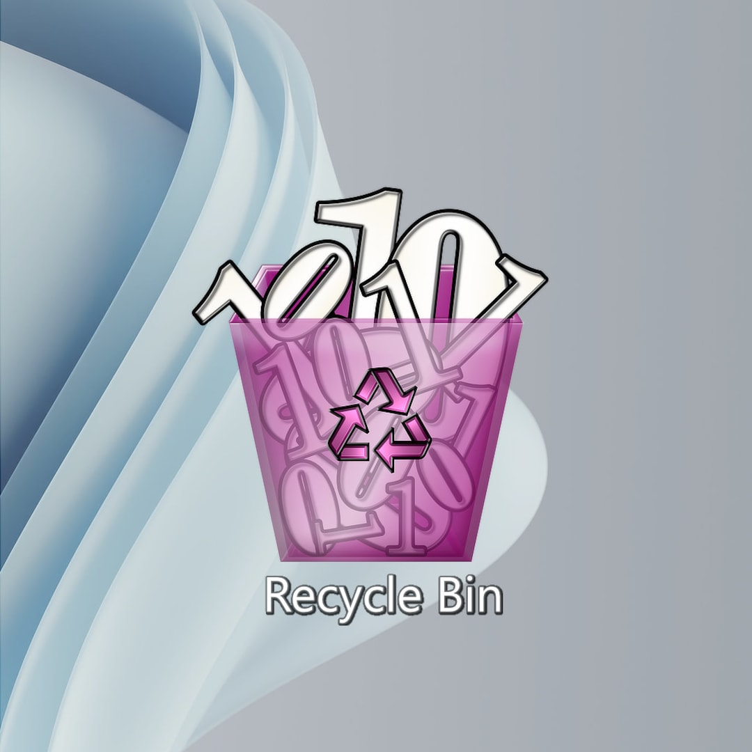 Translucent Pink Desktop Recycle Bin Icon Set for Windows - Etsy