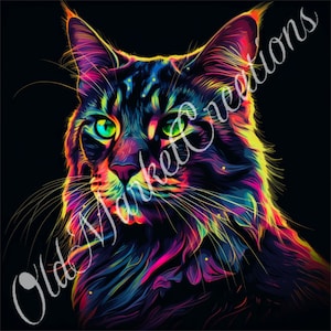 Neon Cat