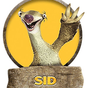 Sid Ice Age Movie Window Laptop Decal Sticker F