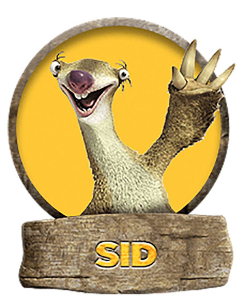 Sid Ice Age Movie Window Laptop Decal Sticker F