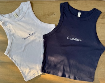 Embroidered | Chain Stitch | Women’s Racer Back Tank Top