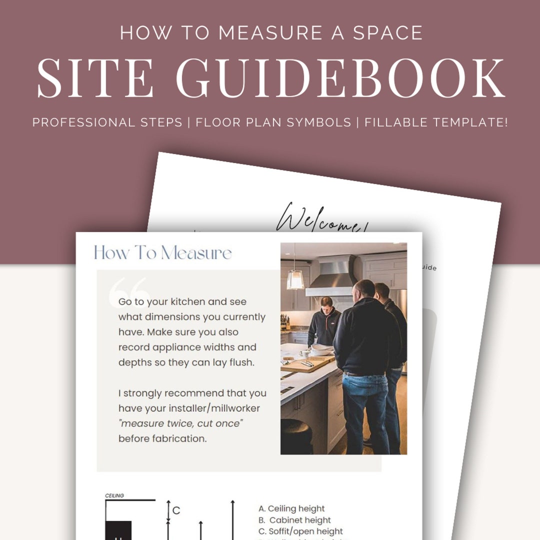 Interior Design Site Guidebook: Measuring Spaces & Floor Plans (digital ...