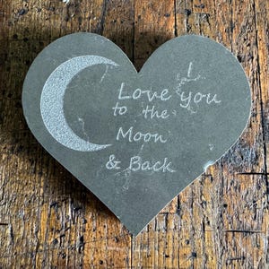 Engraved Quartz Heart - Personalized Gift