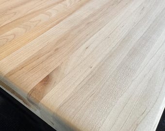 Beautiful American maple edge grain cutting board personalized by Design-Engrave. Great unique gift. 20"x15"x1.5"