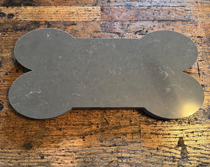 Dog memorial Quartz stone engraved. Can be personalized.