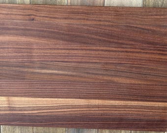 Personalized American Walnut Cutting Board: Laser Engraved Chef Gift