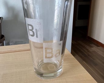 Breaking Bad Fan Pint Glass: Laser Etched Gift.