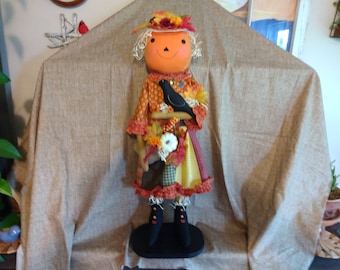 Fall Pumpkin Princess Doll