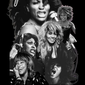 Tina Turner PNG design