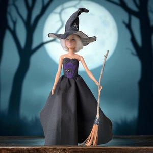 11.5&quot; Fashion Doll Outfit, Halloween Witch Costume, Halloween Costume for Dolls, Gifts for Girls