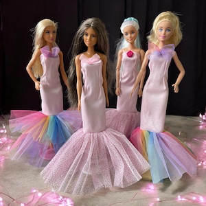 Strapless Gown, Tulle Gown, Party Dress, Gifts for Girls