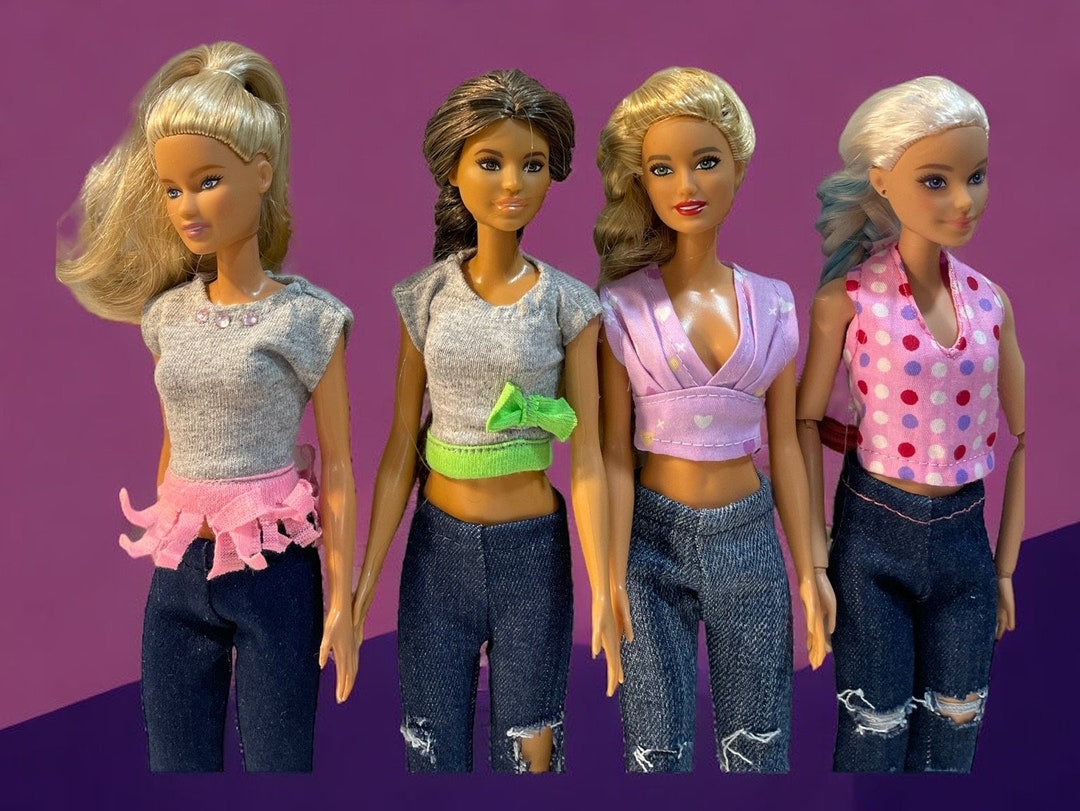 Barbie Doll Tops, 11.5 Doll Tops, Handmade, Gifts for Girls - Etsy