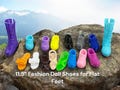 Doll Shoes, Modern-Day 11.5" Flat Foot Doll Shoes, Clogs, Crocs, Sandals, Sneakers, Boots, Doll Accessories, Cute Doll Shoes