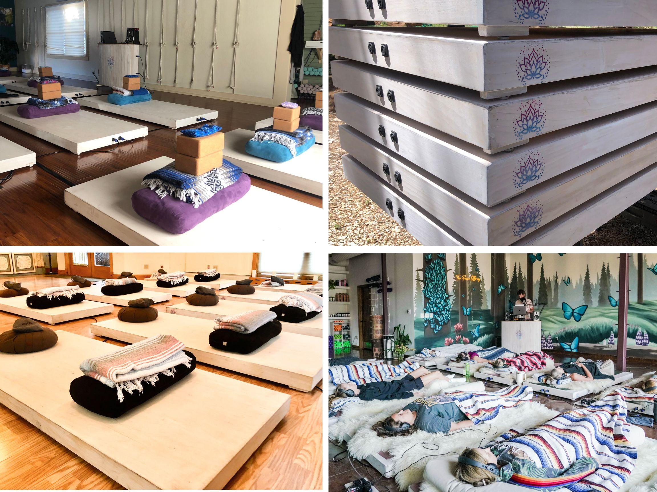 VibroDeck - a versatile vibroacoustic sound platform, sound healing, frequency healing.