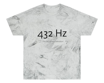 432 Hz, Music Vibe Tee, Spiritual Sound Wave Shirt, Gift for Musicians, Relaxation Wear, Vibrational Clothing