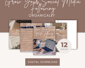 How to Grow Your Social Media Following Organically: A Step-by-Step eBook Guide