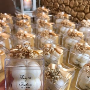 50 /100/150  piece personalized Bubble Candle. Wedding Candle Favors , Baby Shower  , Baphtism Gift,  Engagement Candle Favors,