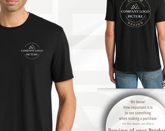 Front and Back Your Custom Design T-Shirt, Personalized Shirt, Custom Couple Shirts, Your Own Message Slogan Logo T-Shirt, Company Shirt