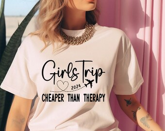 Girls Trip Shirt: Custom Text, Vacation Mode Tee