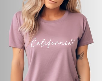 California Home State Tee, Cute California Shirt, California Gift Shirt, Trendy Custom Shirt, Made in California, West Coast Tee, Cali Girl