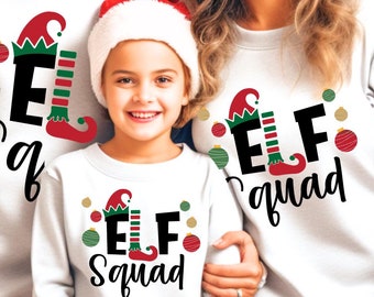 Custom The Elf T-Shirt, Elf Squad Shirts, Christmas Family Matching, Funny Christmas Shirt, Christmas Elf Shirts, Christmas Family Matching