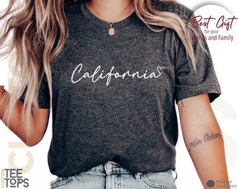 California Sweatshirt, Cali Girl Shirt, Trendy California Shirt, West Cost Tee, California Tee, California T-Shirt, California Gifts