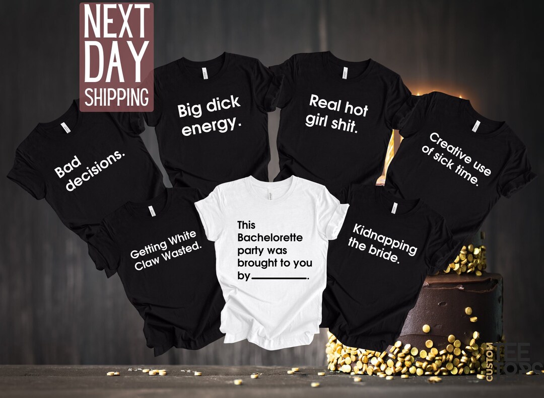 Funny Bachelorette Party Shirts, Cards Against Humanity Themed ...