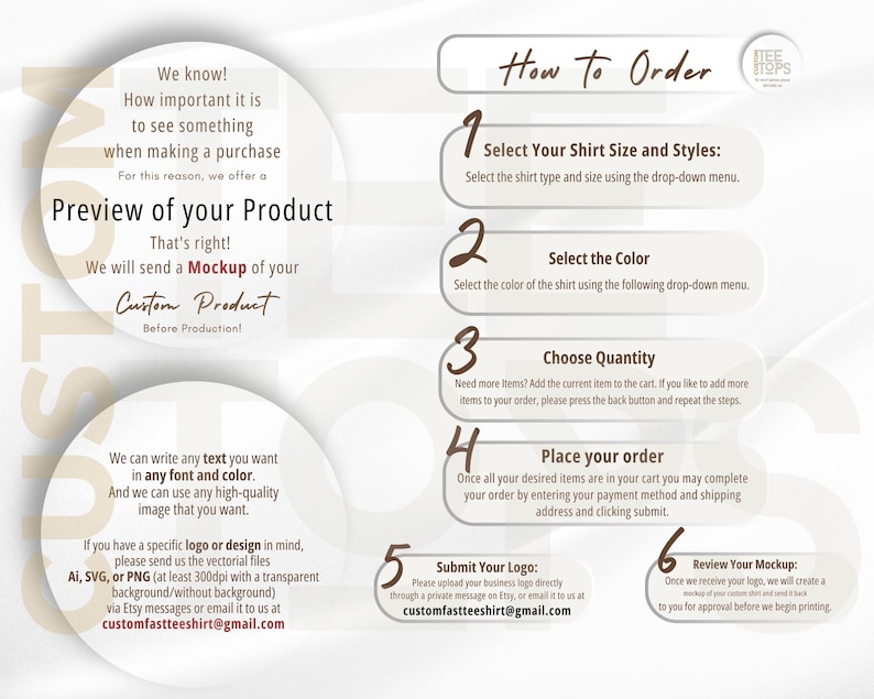 a white brochure with a few different things in it