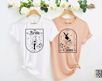 Witchy Bachelorette Party T-Shirts: Coven Halloween Bride Shirt