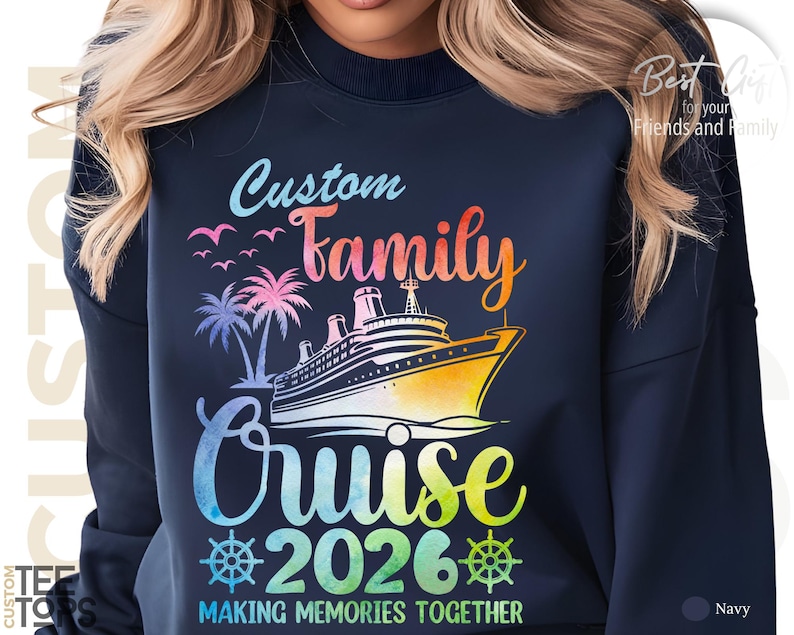 Personalized Family Cruise 2026 Shirt Caribbean Cruise Matching Shirts ...