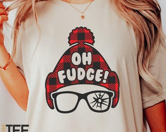 Funny Christmas Shirt, Christmas Oh Fudge Shirt, Funny Holiday Tee, Family Christmas Matching Shirt, Oh Fudge Sweatshirt, Cute XMAS Gift