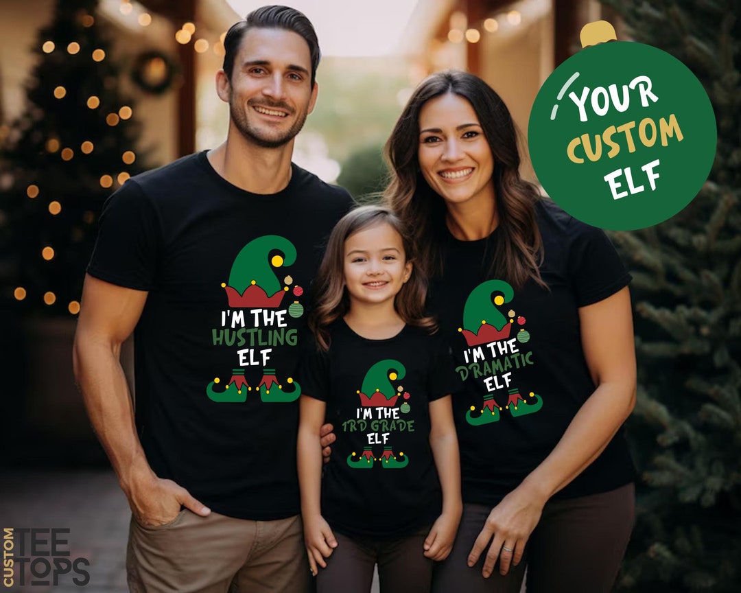 Custom Elf Shirt, Christmas Elf Shirts, Custom the Elf Shirt, Christmas ...