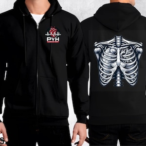 Front and Back Personalized Zip Up Hoodies, Custom Design Business Logo T-Shirt, Your Text Message Slogan Logo T-Shirt, Company Polo Shirt