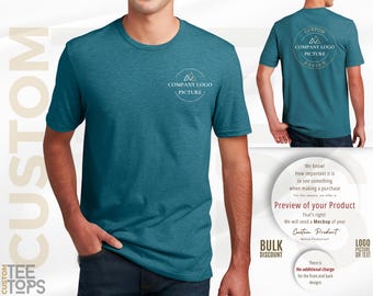 Custom Company Logo T-shirts, Custom Design Sweatshirts, Personalized Logo Hoodies, Custom Double Sided Print Shirts, Custom Text Shirts