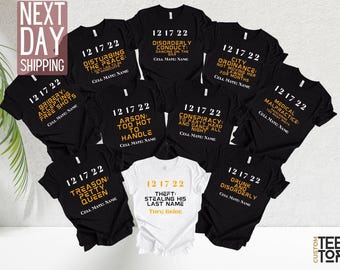 Funny Group Bachelorette Party T-Shirts, Criminal Matching Bachelorette Shirt, Bridesmaid Crime Party T-Shirts, Custom Bridal Party T-shirt