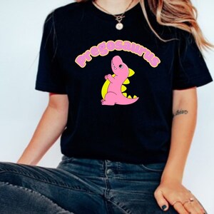 Pregosaurus t shirt pregnant shirt  baby shower shirt funny pregnancy shirt funny mama t shirt pregnancy announcement T shirt