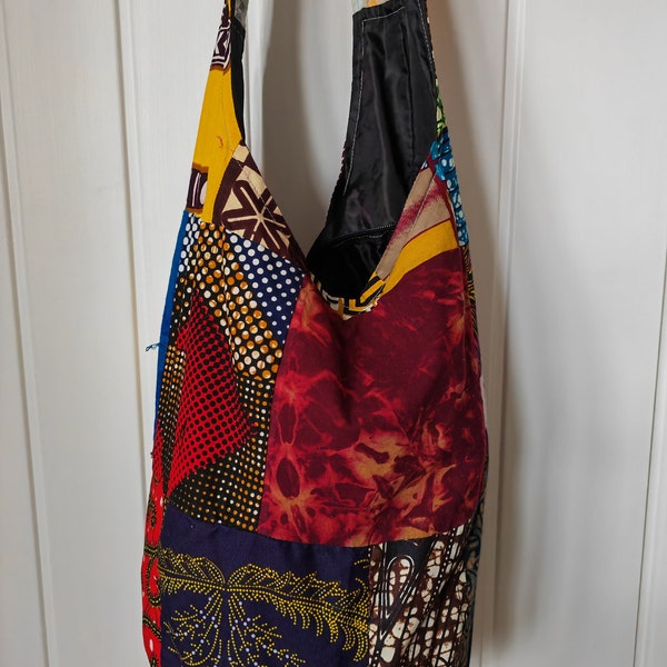 Africa Kitenge Bag / Patchwork African Kitenge /Beach Bag/ Kitenge Shopping Kitenge Maasai bag/ Kitenge Cotton Handbag/Basket Bag/Tote Bag