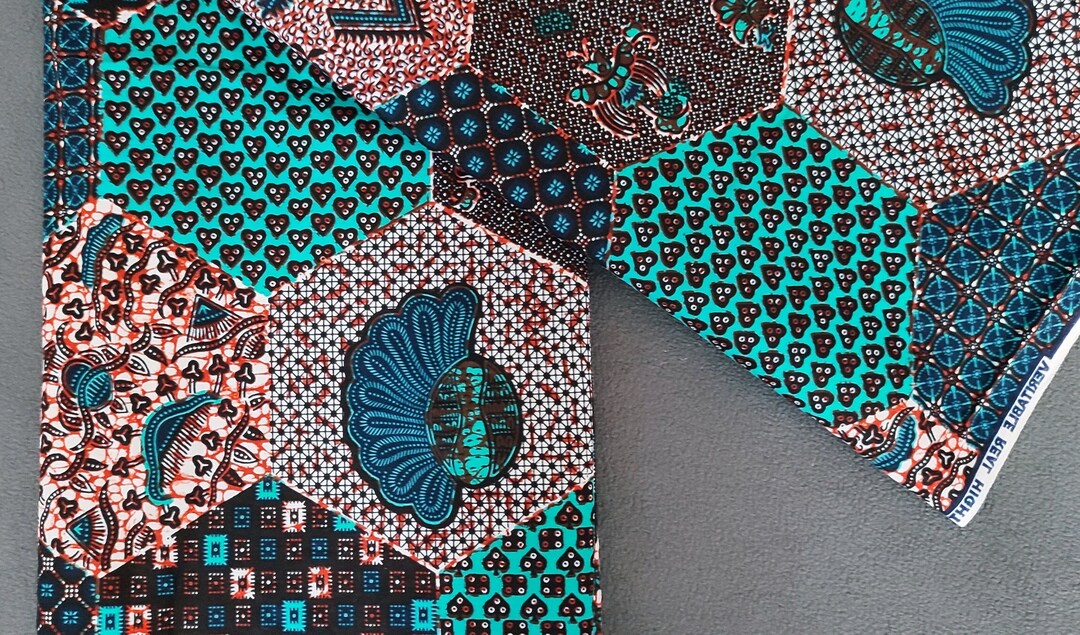 African Wax Fabric 100% Cotton, Kitenge Material From Tanzania for ...