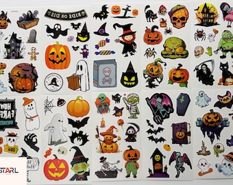 Halloween & Mermaid Temporary Tattoos: 200+ Kids Stickers