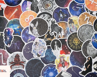 Starry Sky Constellation Stickers: Waterproof Vinyl Decals