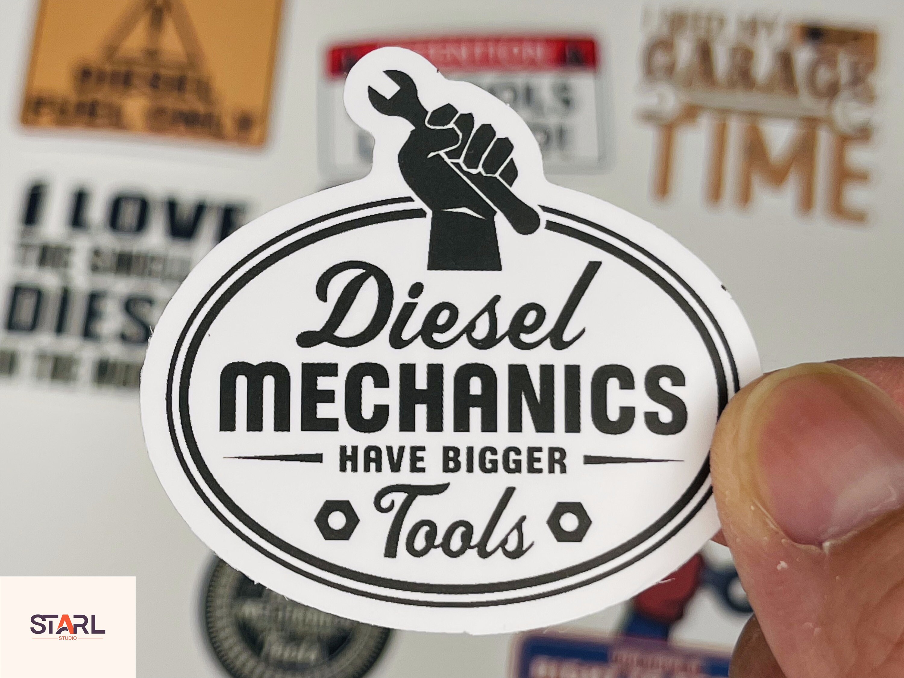Diesel Mechanic Stickers, Vinyl Stickers, 10-50 Pcs Random Pack, FREE ...