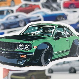 Pack de pegatinas para coches, coches deportivos japoneses y leyendas del drift, vinilos impermeables para portátil, botella de agua, caja de herramientas, regalo para amantes de los coches imagen 10