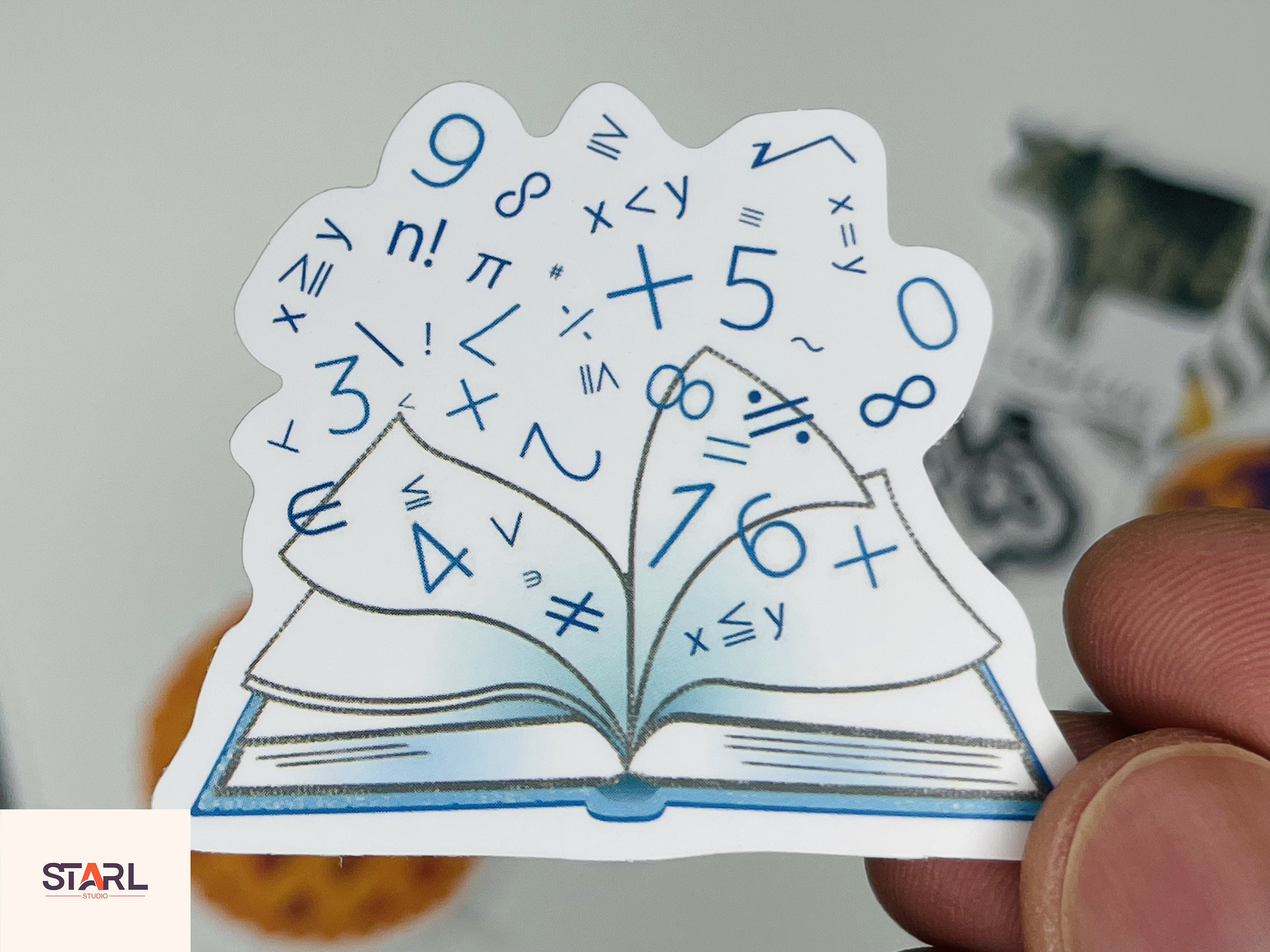 Math Waterproof Math Stickers: Waterproof Vinyl Decals for Laptop, Water Bottle (10-50 ...