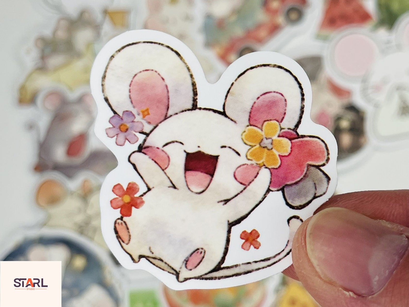 Mouse Hunter Sticker Cute Mice Stickers, Mouse Stickers, Vinyl Stickers, 10-50 Pcs Random ...